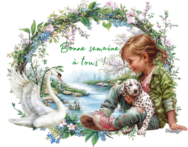 bonne semaine belle image nature illustration