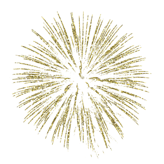 nouvel an : tubes feu d'artifice - happy new year