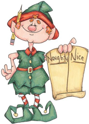 free naughty christmas clip art - photo #4