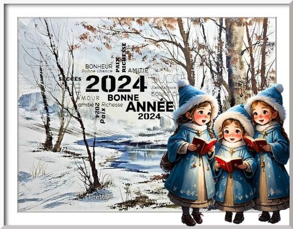 Carte Bonne Année 2024 ✨  Carte bonne année, Image bonne année
