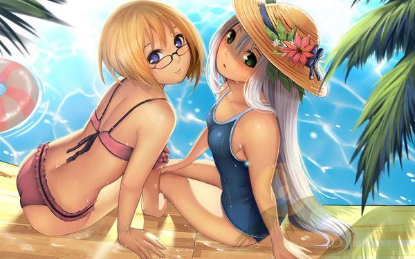 &#9830;ADORABLES MANGAS A LA PLAGE